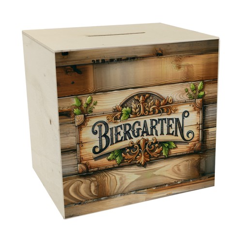 Biergarten trinkgeld spardose - biergarten,