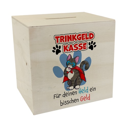 Spardose aus holz - aus,