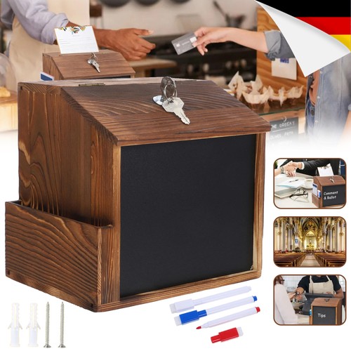 Spardose holz trinkgeldkasse - spardose,