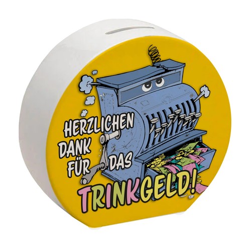 Trinkgeld spardose aus holz - trinkgeld,