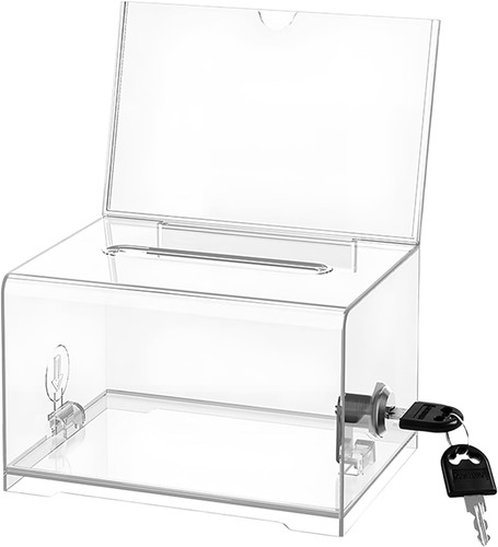 Spendenbox acryl spendendose - spendenbox,