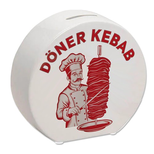 Döner kebab logo - döner,
