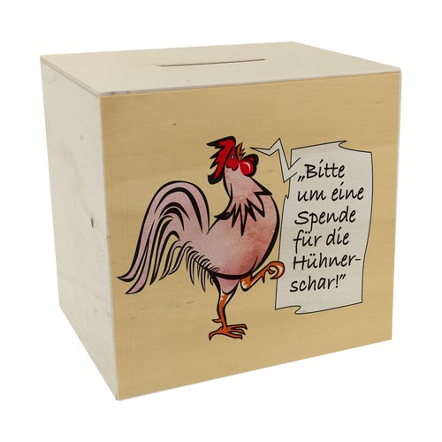 Spardose aus holz mit - aus,
